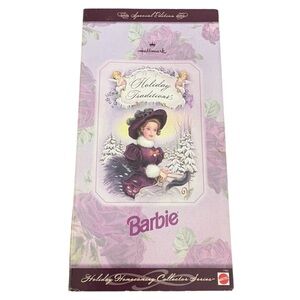 Vintage Holiday Traditions Barbie Special Edition Hallmark Doll 1996 Mattel